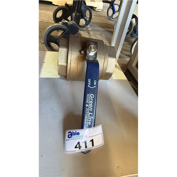 GREEN LINE INDUSTRIAL BRASS BALL VALVE