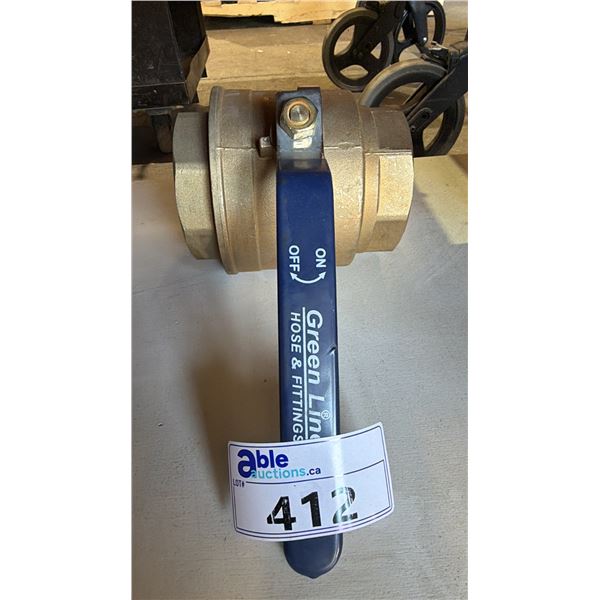 GREEN LINE INDUSTRIAL BRASS BALL VALVE