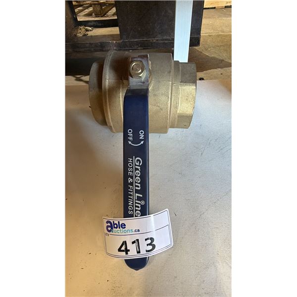 GREEN LINE INDUSTRIAL BRASS BALL VALVE