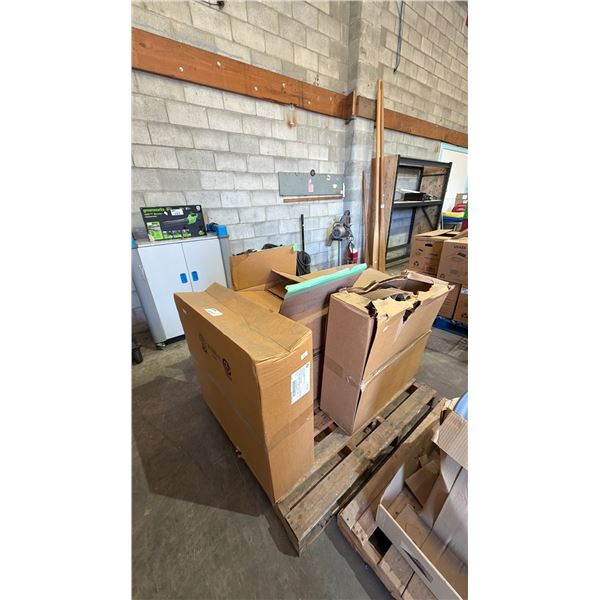 PALLET OF GE EVOLVE LED POST TOP SUPPORT BASE ASSEMBLIES & COVER ASSEMBLIES: *MUST TAKE ALL ON