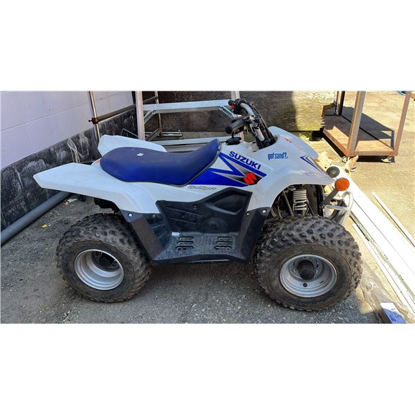 SUZUKI GAS MINI ATV WITH PULL START (UNKNOWN RUNNING CONDITION)