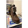 Image 2 : DAFFO MODE INDUSTRIALS MEN'S SIZE 10 W DK BROWN STEEL TOE BOOTS (STYLE DW-908)