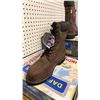 Image 2 : DAFFO MODE INDUSTRIALS MEN'S SIZE 11 W DK BROWN STEEL TOE BOOTS (STYLE DW-908)