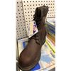 Image 2 : DAFFO MODE INDUSTRIALS MEN'S SIZE 13 W DK BROWN STEEL TOE BOOTS (STYLE DW-908)
