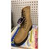 Image 2 : DAFFO MODE INDUSTRIALS MEN'S SIZE 11 W TAN STEEL TOE BOOTS (STYLE DW-121)