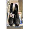 Image 3 : DAFFO MODE INDUSTRIALS MEN'S SIZE 11 W BLACK STEEL TOE BOOTS (STYLE DW-121)