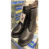 Image 2 : DAFFO MODE INDUSTRIALS MEN'S SIZE 11 W BLACK STEEL TOE BOOTS (STYLE DW-121)