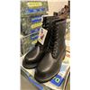 Image 2 : DAFFO MODE INDUSTRIALS MEN'S SIZE 11 W BLACK STEEL TOE BOOTS (STYLE DW-121)