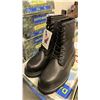 Image 2 : DAFFO MODE INDUSTRIALS MEN'S SIZE 11 W BLACK STEEL TOE BOOTS (STYLE DW-121)