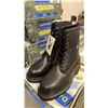 Image 2 : DAFFO MODE INDUSTRIALS MEN'S SIZE 11 W BLACK STEEL TOE BOOTS (STYLE DW-121)