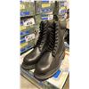 Image 2 : DAFFO MODE INDUSTRIALS MEN'S SIZE 11 W BLACK STEEL TOE BOOTS (STYLE DW-908)