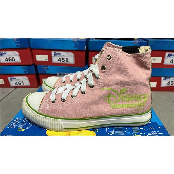 DISNEY HONG KONG PINK HIGH TOP SHOES: SIZE 39
