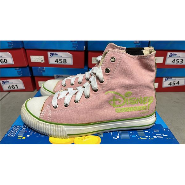 DISNEY HONG KONG PINK HIGH TOP SHOES: SIZE 36