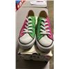Image 2 : DISNEY "IT'S MICKEY" PINK & GREEN CANVAS RUNNING SHOES: SIZE 36