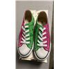 Image 3 : DISNEY "IT'S MICKEY" PINK & GREEN CANVAS RUNNING SHOES: SIZE 36