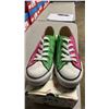Image 2 : DISNEY "IT'S MICKEY" PINK & GREEN CANVAS RUNNING SHOES: SIZE 36