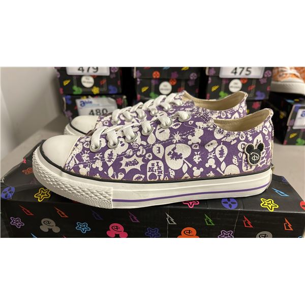 DISNEY "IT'S MICKEY" PURPLE CANVAS RUNNING SHOES: SIZE 37