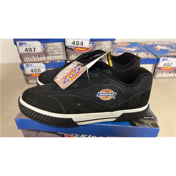 DICKIES STREET VULCAN BLACK RUNNING SHOES: SIZE 7.5