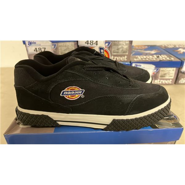 DICKIES STREET VULCAN BLACK RUNNING SHOES: SIZE 10.5