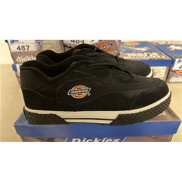 DICKIES STREET VULCAN BLACK RUNNING SHOES: SIZE 10.5