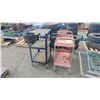 Image 1 : 3-TIER PORTABLE METAL A/V CART & 2-TIER PORTABLE METAL TOOL CART