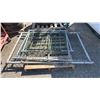 Image 1 : PALLET OF ASSORTED CHAIN LINK FENCING & CAST IRON GARDEN GATE