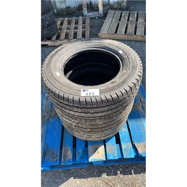 SET OF 3 CONTINENTAL VANCONTACT A/S 235/65R16 C TIRES