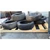 Image 2 : PALLET OF 7 ASSORTED TIRES INCLUDING; KUMHO, PIRELLI, BLACKLION & MORE