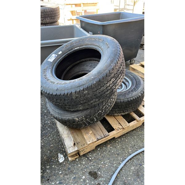 CONTINENTAL CONTITRAC TR LT275/70R18 TIRE, GOODYEAR WRANGLER ALL-TERRAIN III ADVENTURE LT245/75R16