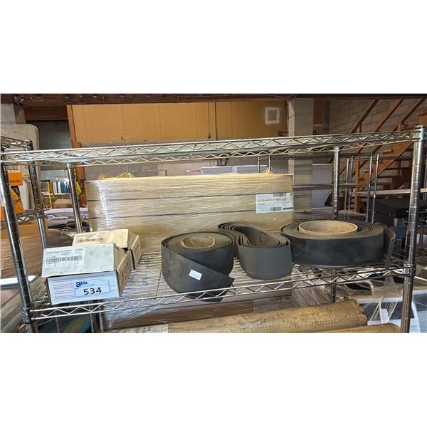 (2) ORBCOMM SATELLITE IOT TERMINALS & (3) ROLLS OF INDUSTRIAL RUBBER CONVEYOR BELTING