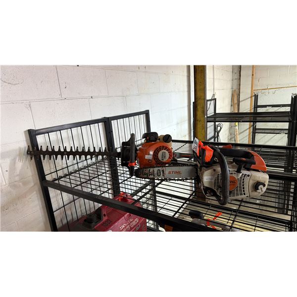STIHL M5 201TC GAS CHAINSAW & STIHL H-45 HEDGE TRIMMER