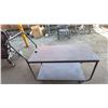 Image 4 : PALLET OF ASSORTED ITEMS INCLUDING; ROLLING OFFICE CHAIR, ELECTRIC HEIGHT ADJUSTABLE DESK, PORTABLE