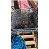 Image 3 : PALLET OF ASSORTED CRAB/LOBSTER/PRAWN TRAPS & MARINE ROPE