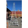 Image 1 : FALCON 14' ALUMINUM A-FRAME LADDER