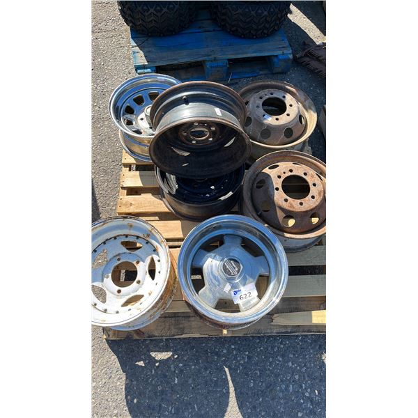 PALLET OF ASSORTED RIMS