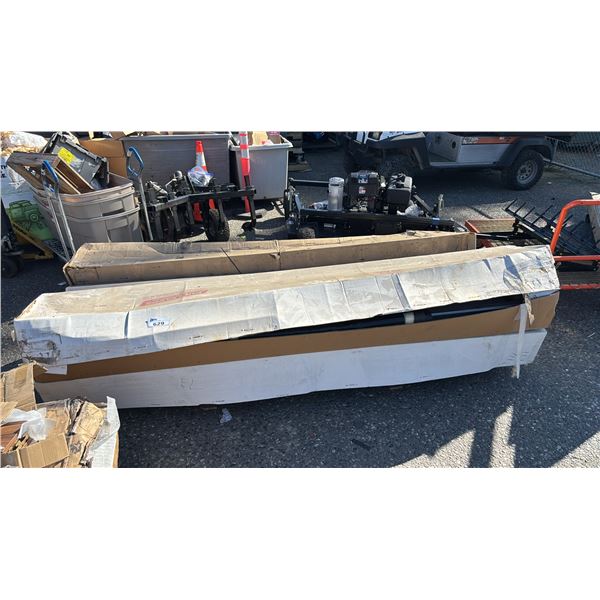 PALLET OF 5 ASSORTED AUTOMATIC DUMP TRUCK TARP SYSTEMS (MAY BE DAMAGED)