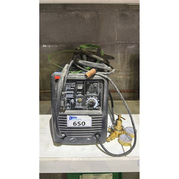 MASTERCRAFT MIG/FLUX-CORE WIRE FEED WELDER