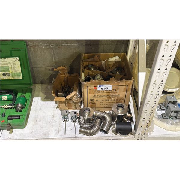 GAS STOVE PARTS: 3-WAY AIR DAMPERS, ELBOW PIPES & MORE