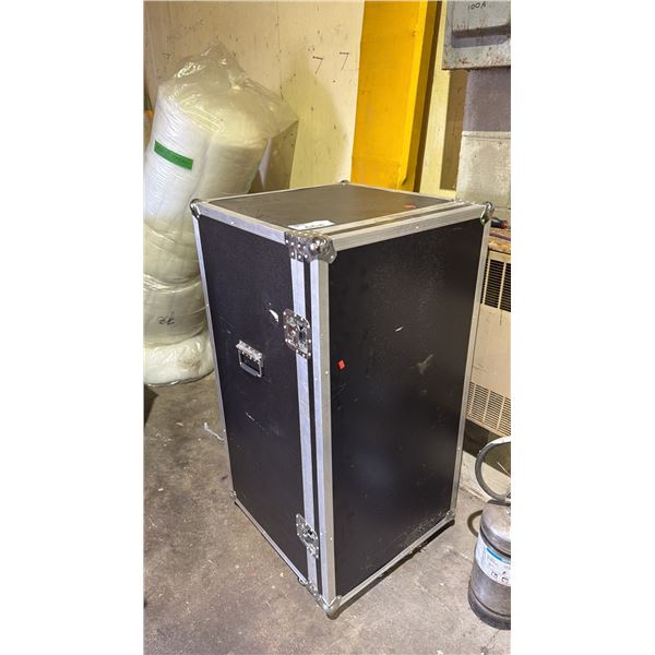 LARGE BLACK MOBILE FLIGHT CASE