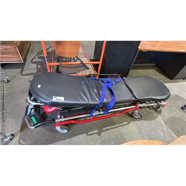 ELECTRIC EMS WHEELED STRETCHER (NO CHARGER)