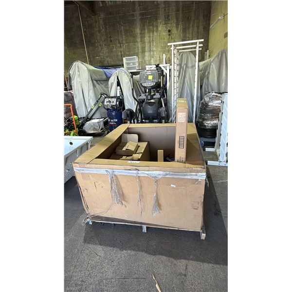 ASSORTED AUTOMOTIVE PARTS INCLUDING, SUBARU WINDOW PANEL, DOOR, AIR FILTER & MORE