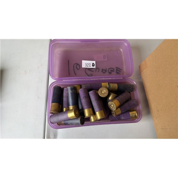 BOX OF 16-GA. SHOTGUN AMMUNITION