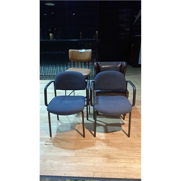 GROUP OF 4 ASSORTED CHAIRS