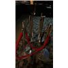Image 3 : GROUP OF 6 PORTABLE STANCHION & VELVET ROPE CROWD CONTROL STANDS