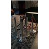 Image 5 : GROUP OF 6 PORTABLE STANCHION & VELVET ROPE CROWD CONTROL STANDS