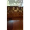 Image 3 : 4 SECTIONS OF BURGUNDY LEATHER BOOTH/WALL BENCH SEATS - EACH SECTION 69" LONG X 45" HIGH APPROX, ...