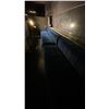 Image 4 : BLUE VELVET UPHOLSTERED BOOTH/BENCH SEATING - CONSISTS OF (6) 7FT SECTIONS AND (1) CORNER SECTION