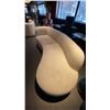 Image 2 : 2 PCS. BEIGE SUEDE SOFA