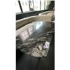 Image 2 : BLACK & GREY MARBLE TOP COCKTAIL TABLE WITH BLACK METAL LEGS 50" X 25" X 24" HIGH