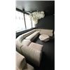 Image 3 : 5 PCS. U-SHAPED BEIGE SUEDE UPHOLSTERED SECTIONAL SOFA